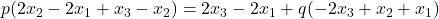 p(2x_2-2x_1+x_3-x_2)=2x_3-2x_1+q({-2x_3+x_2+x_1})