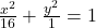 \frac{x^2}{16} + \frac{y^2}{1} = 1