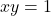 xy = 1
